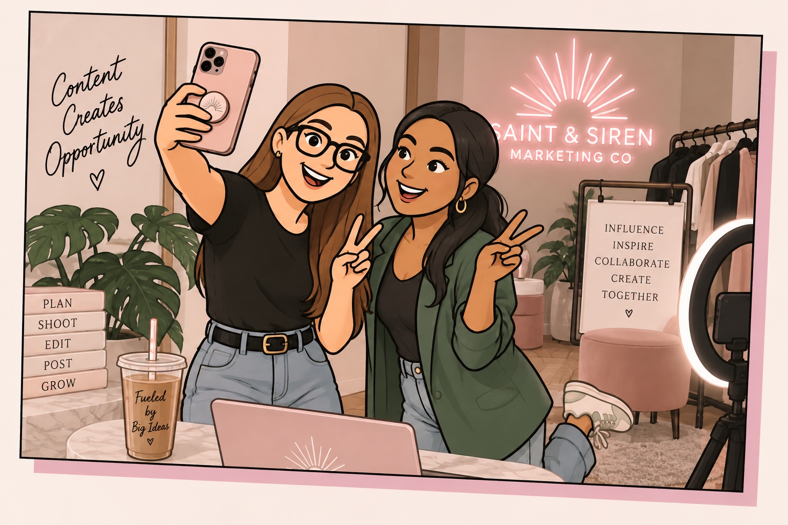 Creative tools for making content and working with brands